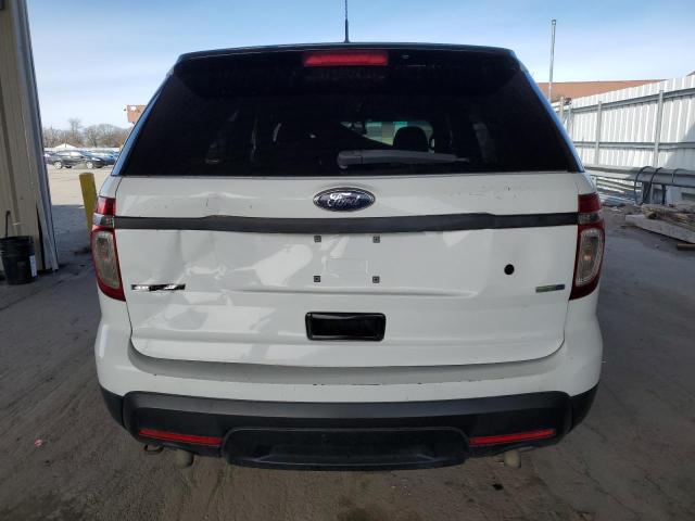 1FM5K8AR8EGC14062 - 2014 FORD EXPLORER POLICE INTERCEPTOR أبيض صورة 6