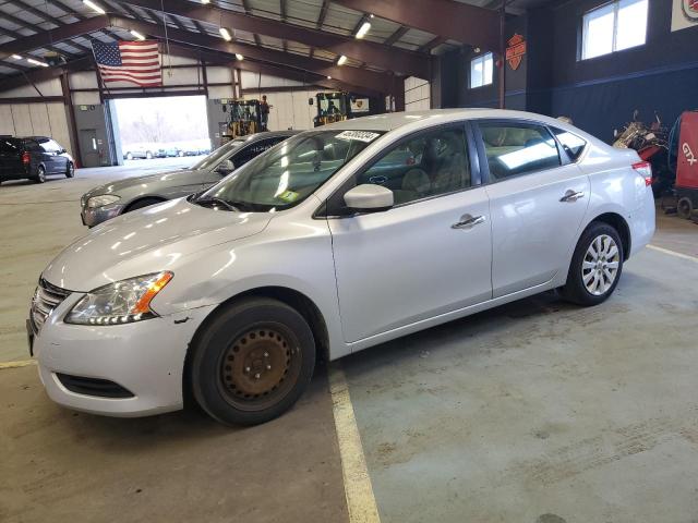 3N1AB7AP6DL690156 - 2013 NISSAN SENTRA S SILVER photo 1