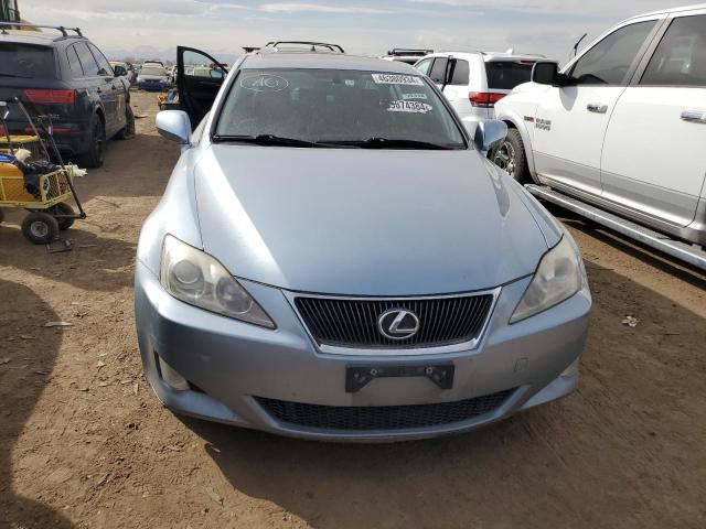 JTHCK262982024551 - 2008 LEXUS IS 250 BLUE photo 5