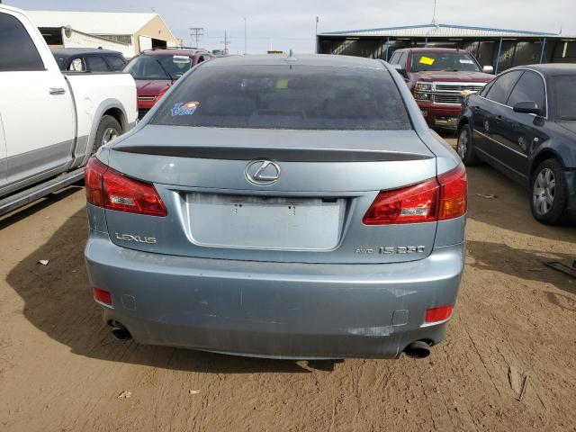 JTHCK262982024551 - 2008 LEXUS IS 250 BLUE photo 6