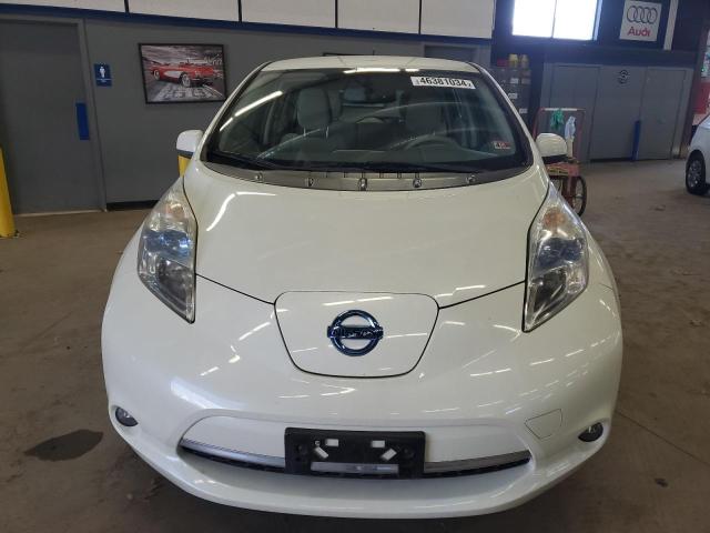 JN1AZ0CP2BT000511 - 2011 NISSAN LEAF SV WHITE photo 5