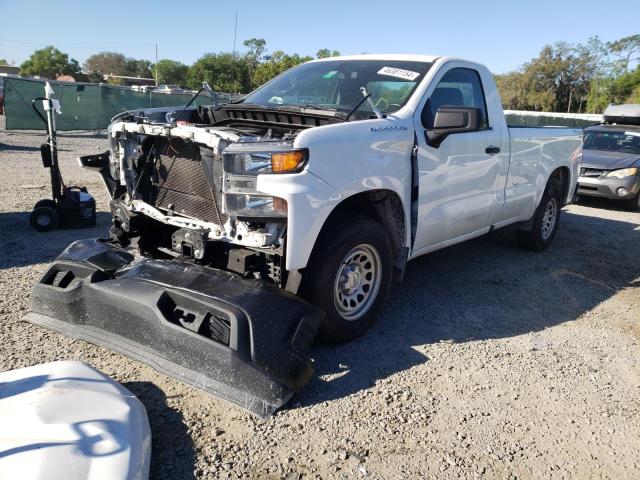 3GCNYAEH4LG281917 - 2020 CHEVROLET SILVERADO K1500 WHITE photo 1