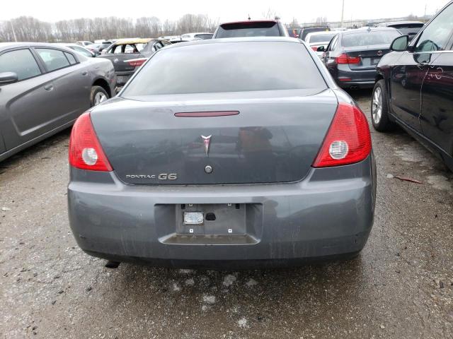 1G2ZF57B584160524 - 2008 PONTIAC G6 VALUE LEADER GRAY photo 6