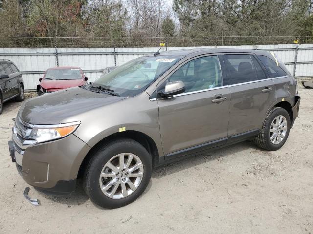 2FMDK4KC9EBB35764 - 2014 FORD EDGE LIMITED GRAY photo 1