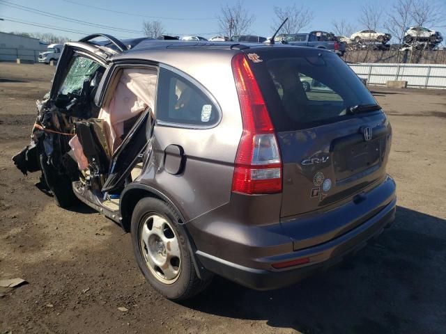 5J6RE4H39BL058067 - 2011 HONDA CR-V LX GRAY photo 2