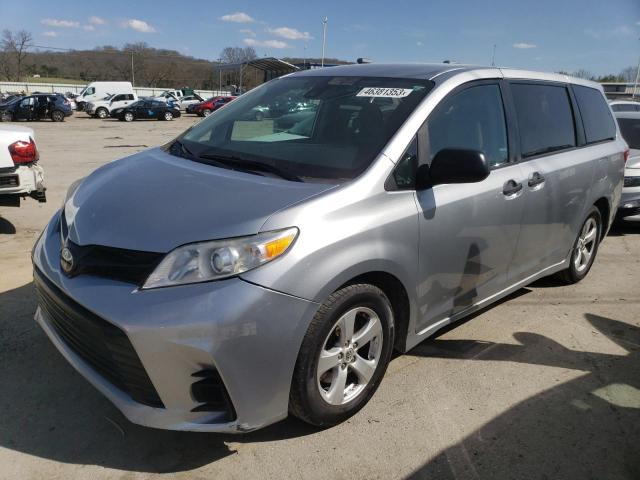 5TDZZ3DC7LS031959 - 2020 TOYOTA SIENNA L SILVER photo 1