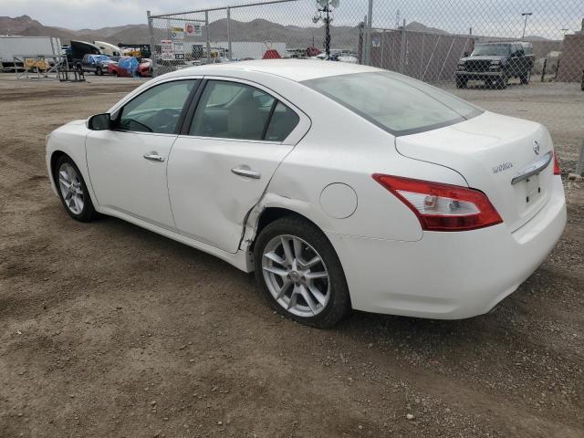 1N4AA51E09C830987 - 2009 NISSAN MAXIMA S WHITE photo 2