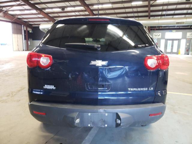 1GNLREED4AS133921 - 2010 CHEVROLET TRAVERSE LS BLUE photo 6