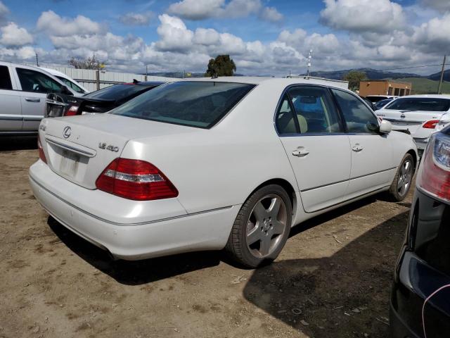 JTHBN36FX65051748 - 2006 LEXUS LS 430 WHITE photo 3