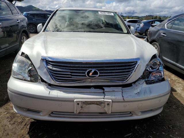 JTHBN36FX65051748 - 2006 LEXUS LS 430 WHITE photo 5