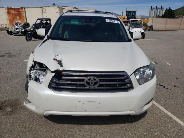 JTEDS43A382044769 - 2008 TOYOTA HIGHLANDER SPORT WHITE photo 5