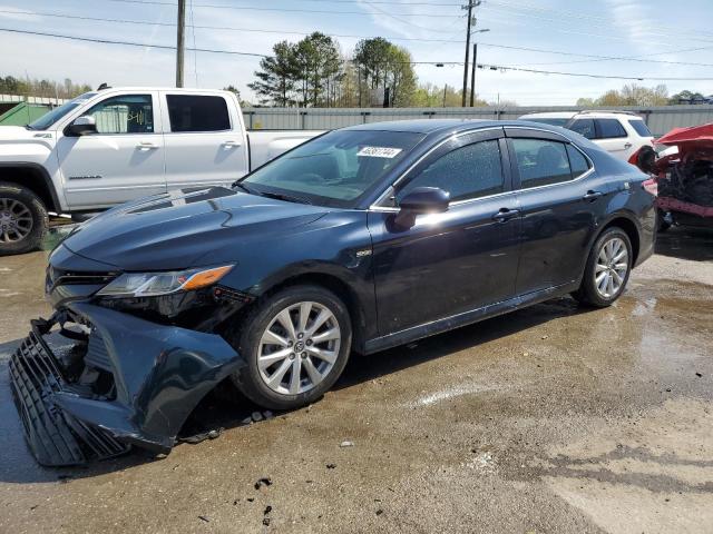 4T1B11HKXKU754077 - 2019 TOYOTA CAMRY LE A L BLUE photo 1