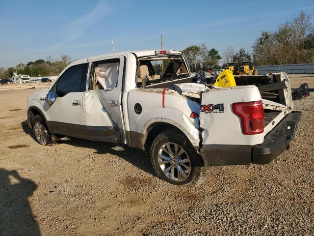 1FTEW1EF5HFC11758 - 2017 FORD F150 SUPERCREW WHITE photo 2