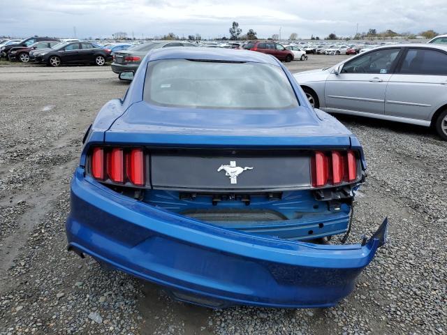 1FA6P8AM9H5250346 - 2017 FORD MUSTANG 2D BLUE photo 6