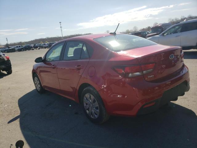 3KPA24AB7KE208540 - 2019 KIA RIO S RED photo 2