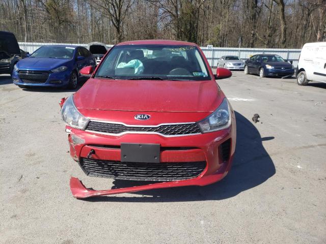 3KPA24AB7KE208540 - 2019 KIA RIO S RED photo 5