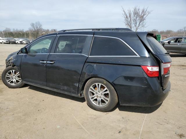 5FNRL5H61DB039689 - 2013 HONDA ODYSSEY EXL أسود صورة 2