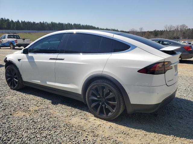 5YJXCBE48HF035637 - 2017 TESLA MODEL X WHITE photo 2