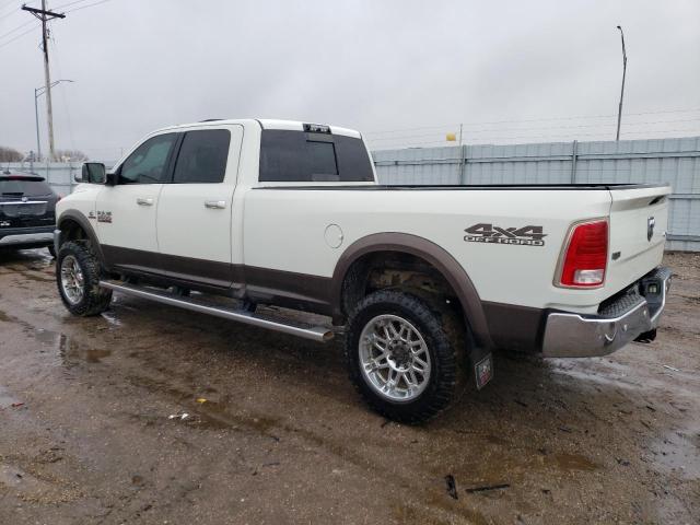 3C6UR5KLXHG752296 - 2017 RAM 2500 LARAMIE WHITE photo 2