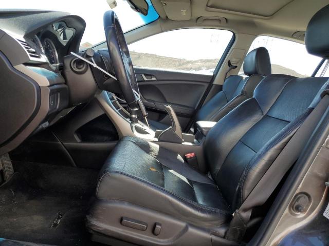 JH4CU2F60AC008736 - 2010 ACURA TSX GRAY photo 7