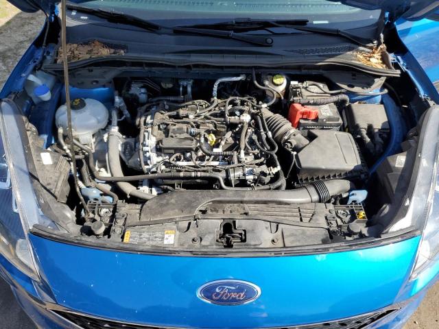 1FMCU0H63MUA63436 - 2021 FORD ESCAPE SEL BLUE photo 12