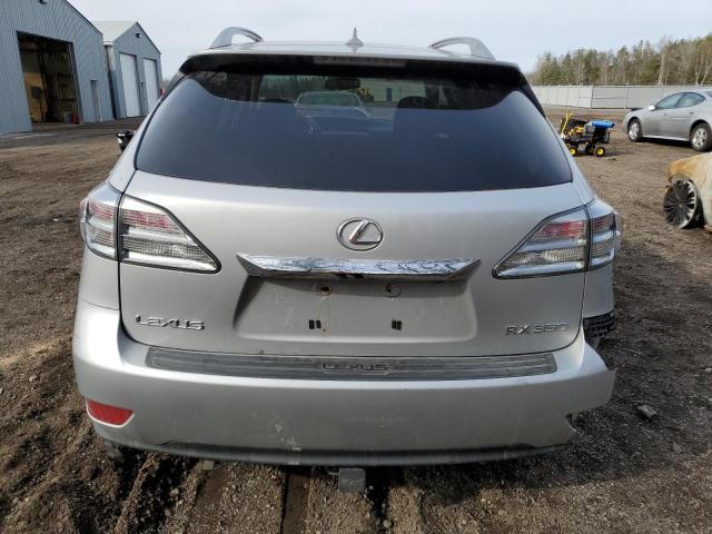 2T2BK1BA5AC065217 - 2010 LEXUS RX 350 SILVER photo 6