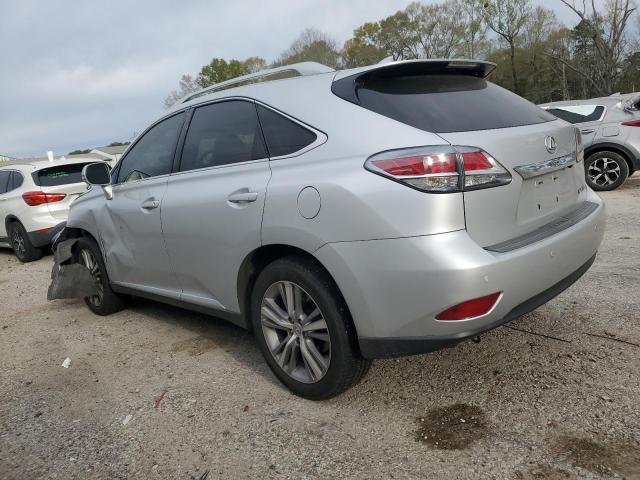 2T2ZK1BA9FC150342 - 2015 LEXUS RX 350 SILVER photo 2