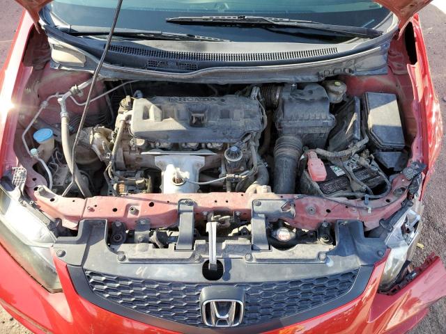 2HGFG3B53CH519643 - 2012 HONDA CIVIC LX RED photo 11