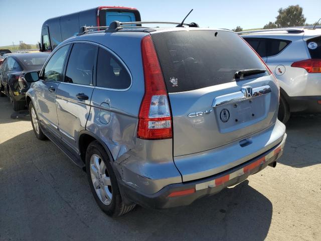 JHLRE48518C064299 - 2008 HONDA CR-V EX BLUE photo 2