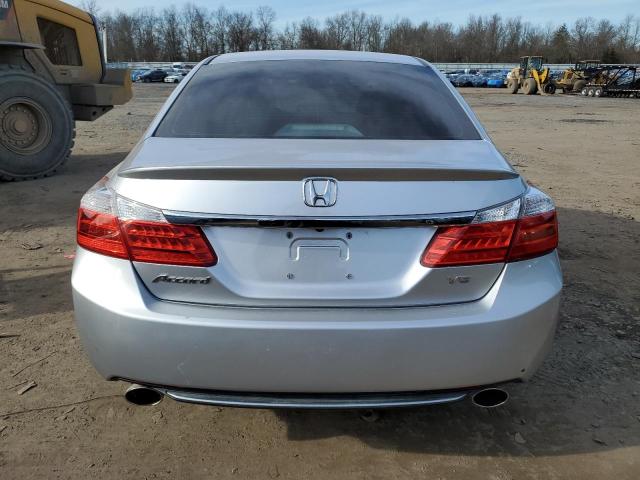 1HGCR3680DA900335 - 2013 HONDA ACCORD EXL SILVER photo 6