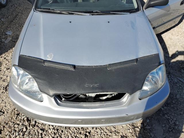 1HGEJ6120WL025723 - 1998 HONDA CIVIC DX SILVER photo 11