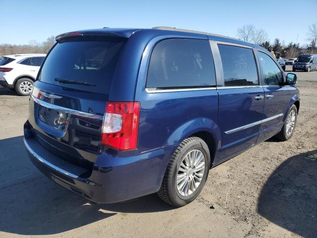 2C4RC1CG5ER107393 - 2014 CHRYSLER TOWN & COU TOURING L BLUE photo 3