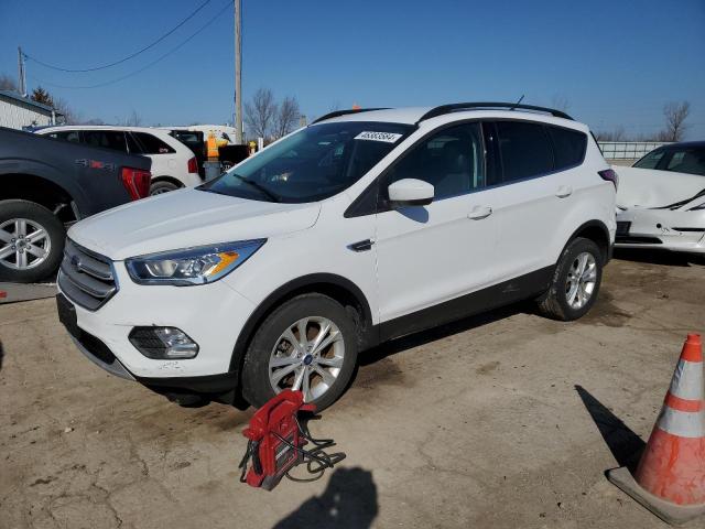 1FMCU9HD4JUA33649 - 2018 FORD ESCAPE SEL WHITE photo 1