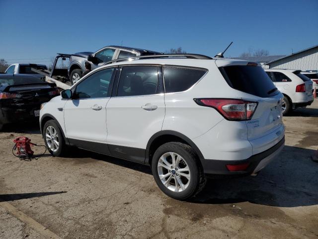 1FMCU9HD4JUA33649 - 2018 FORD ESCAPE SEL WHITE photo 2