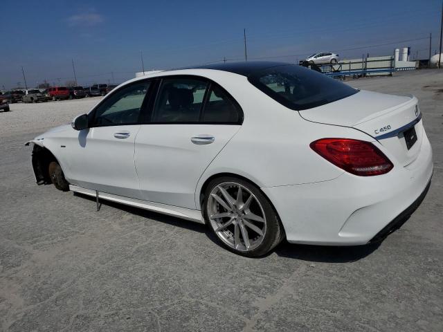 55SWF6EB4GU110677 - 2016 MERCEDES-BENZ C 450 4MATIC AMG WHITE photo 2