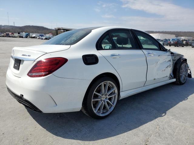 55SWF6EB4GU110677 - 2016 MERCEDES-BENZ C 450 4MATIC AMG WHITE photo 3