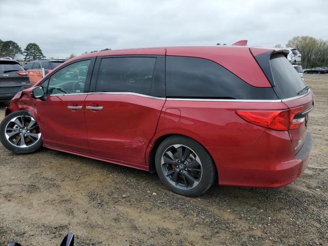 5FNRL6H94PB022244 - 2023 HONDA ODYSSEY ELITE RED photo 2