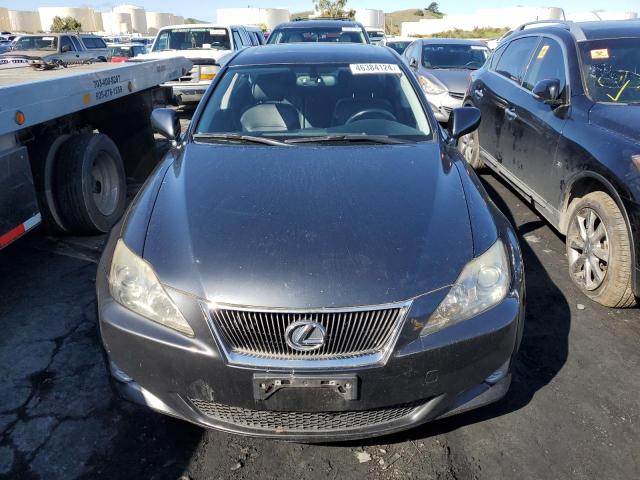 JTHBK262372029304 - 2007 LEXUS IS 250 GRAY photo 5