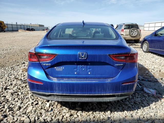 19XZE4F59KE017781 - 2019 HONDA INSIGHT EX BLUE photo 6