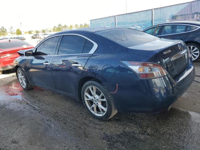 1N4AA5AP4EC911454 - 2014 NISSAN MAXIMA S BLUE photo 2