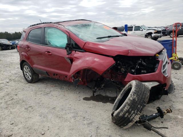 MAJ3S2GE0KC292406 - 2019 FORD ECOSPORT SE Rojo foto 4