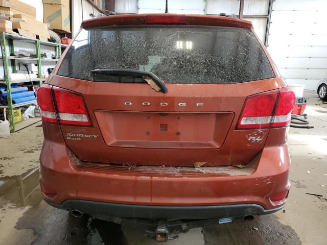 3C4PDDFG1ET158839 - 2014 DODGE JOURNEY R/T ORANGE photo 6