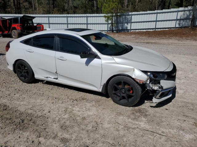 19XFC1F73KE001844 - 2019 HONDA CIVIC EXL WHITE photo 4