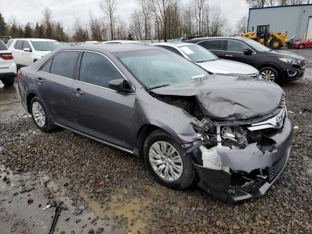 4T4BF1FK5ER387300 - 2014 TOYOTA CAMRY L GRAY photo 4