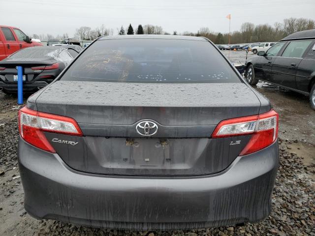 4T4BF1FK5ER387300 - 2014 TOYOTA CAMRY L GRAY photo 6