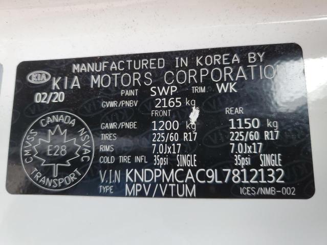 KNDPMCAC9L7812132 - 2020 KIA SPORTAGE LX WHITE photo 14