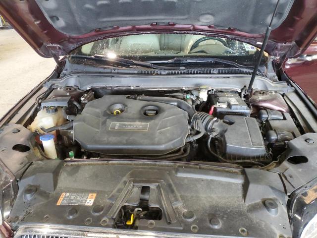 3LN6L5E92HR655600 - 2017 LINCOLN MKZ RESERVE ბურგუნდია ფოტო 11