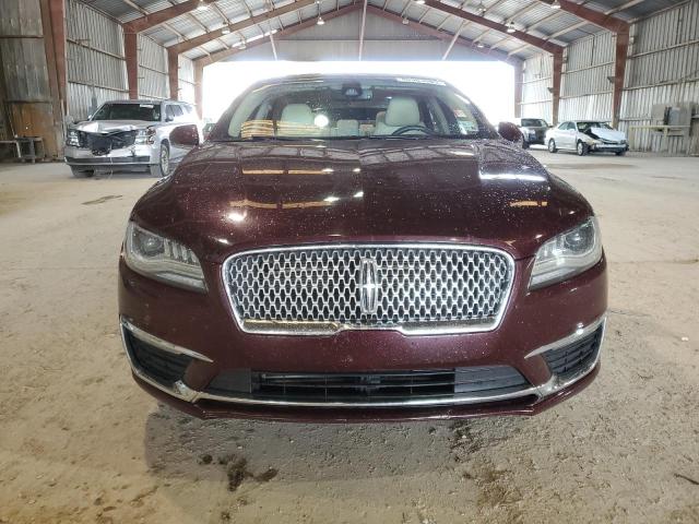 3LN6L5E92HR655600 - 2017 LINCOLN MKZ RESERVE ბურგუნდია ფოტო 5