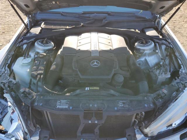 WDBNG75J41A183912 - 2001 MERCEDES-BENZ S500 500 SILVER photo 11