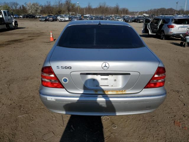 WDBNG75J41A183912 - 2001 MERCEDES-BENZ S500 500 SILVER photo 6